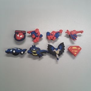 8 New Superhero Croc Jibbitz Charms
